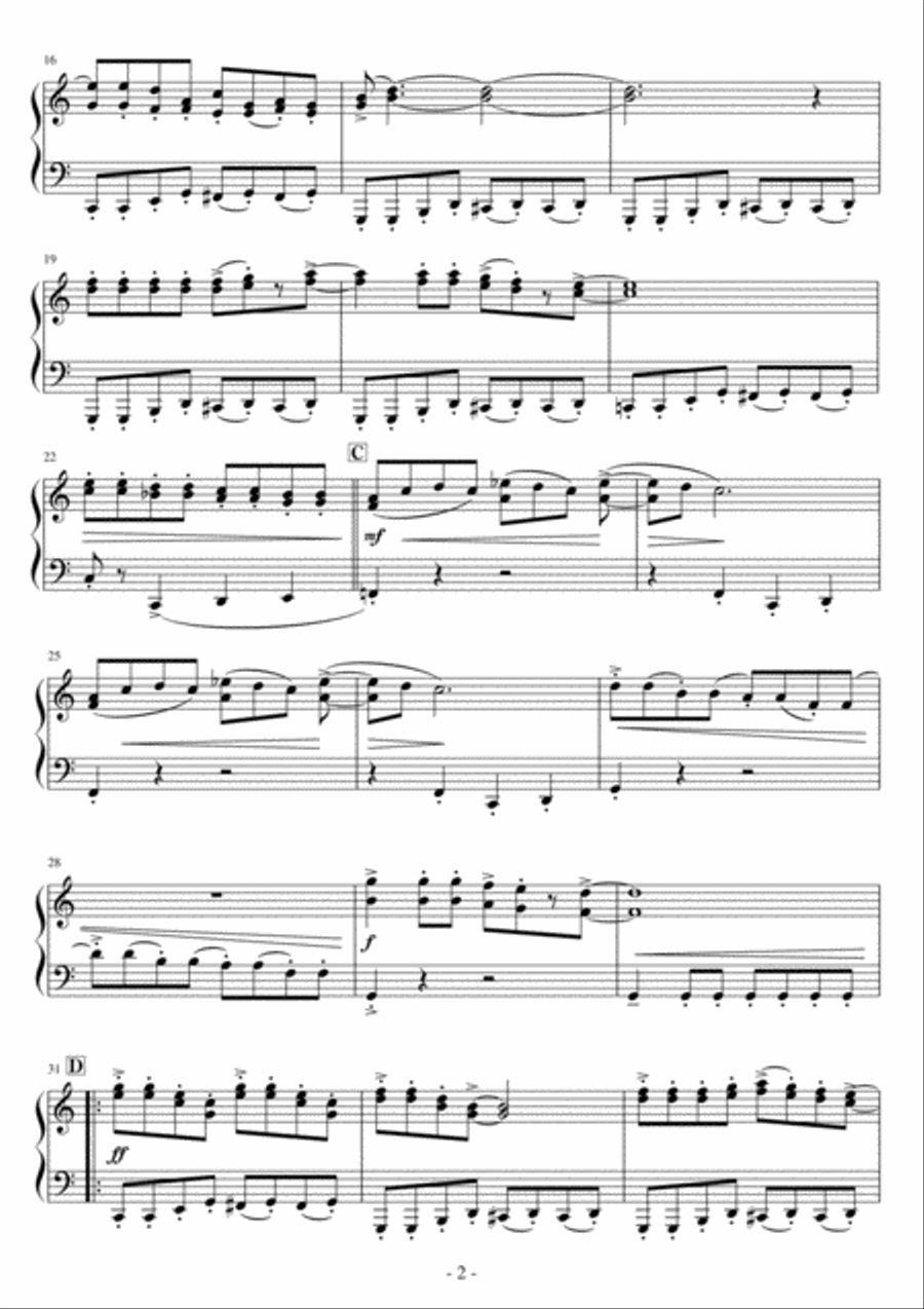 My Neighbor Totoro Easy Piano scores gallery preview page 2