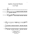 Jupiter, From the Planets