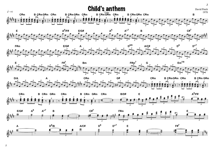 Child's Anthem Child's Anthem Piano scores gallery preview page 2
