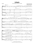 Adagio for Trombone or Low Brass Quartet