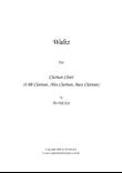 Waltz for Clarinet Choir