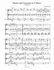Theme and Variations in F Minor