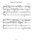 Lullaby for Two Pianos