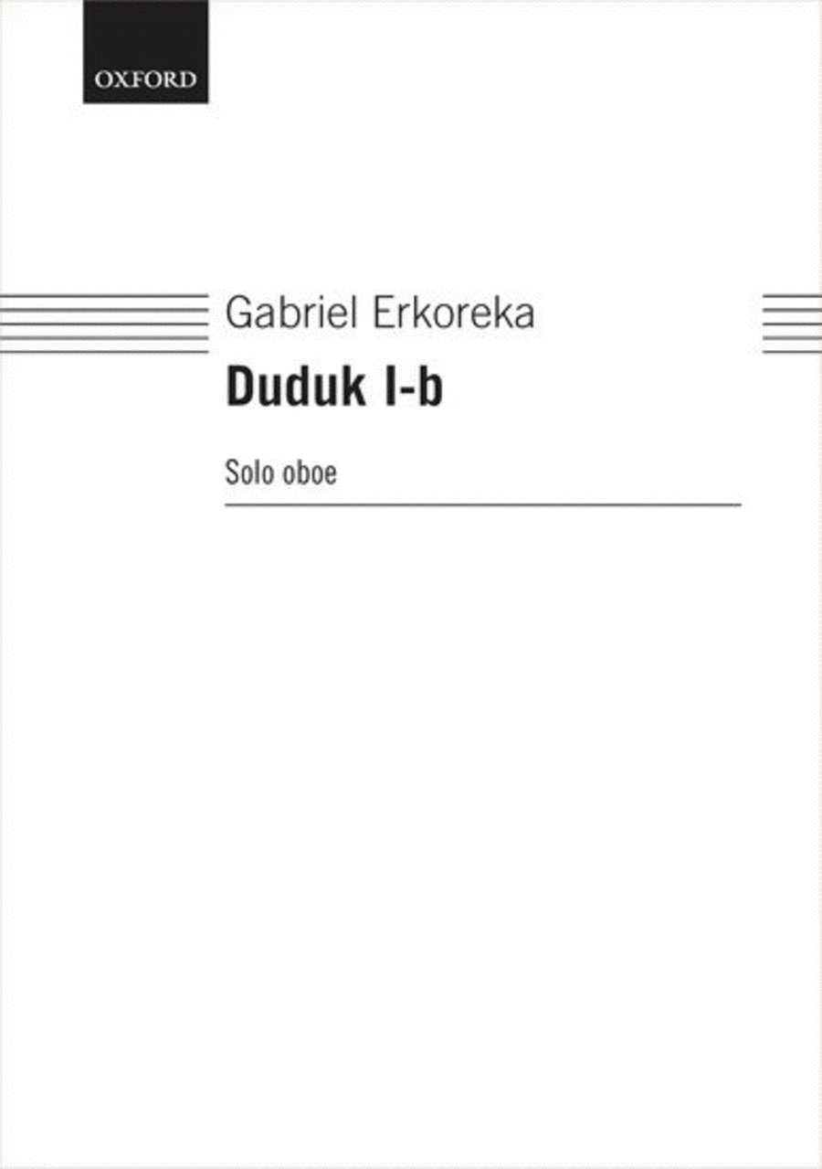 Duduk I-b Duduk I-b Oboe Solo scores gallery preview page 1