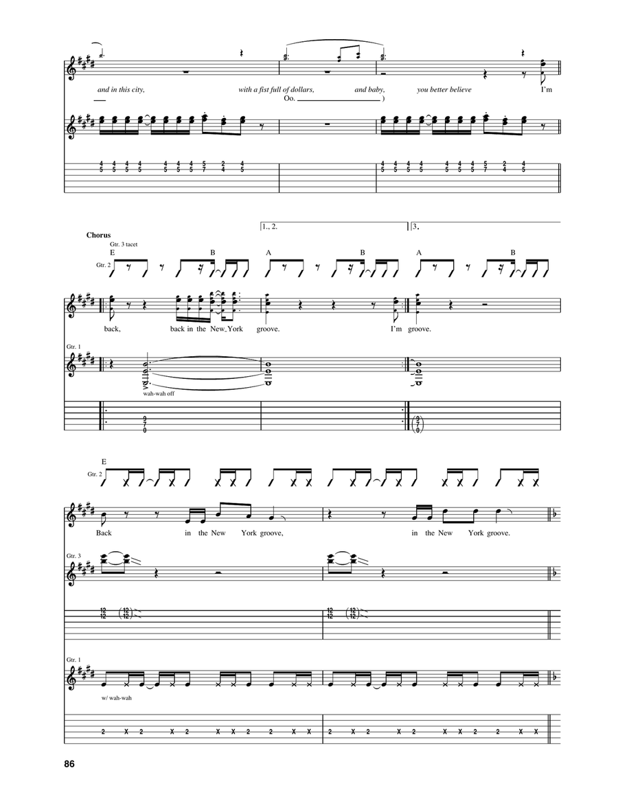 New York Groove New York Groove Acoustic Guitar scores gallery preview page 3