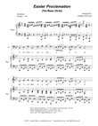 Easter Proclamation (The Risen Christ) (2-part choir - (TB) mini preview
