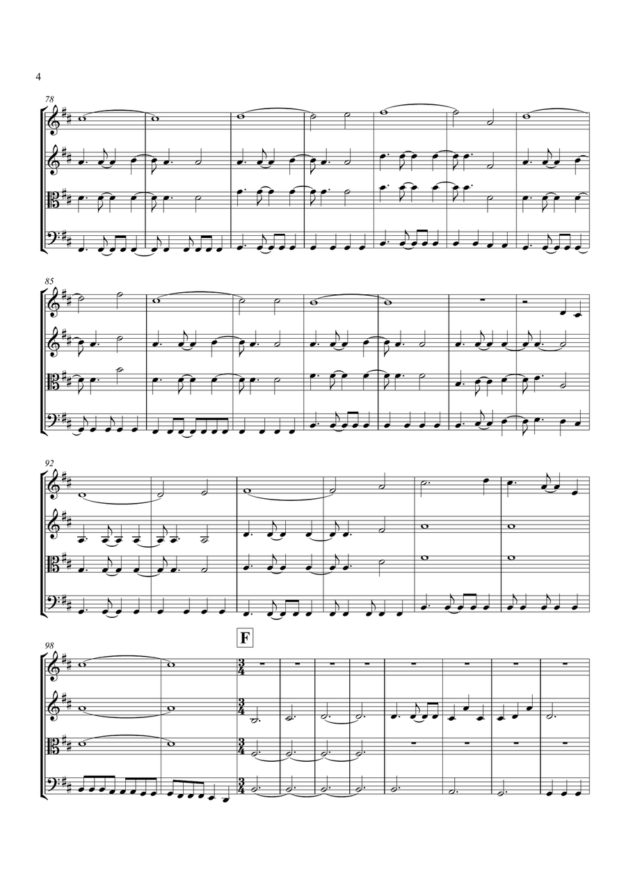 Iris String Quartet scores gallery preview page 5