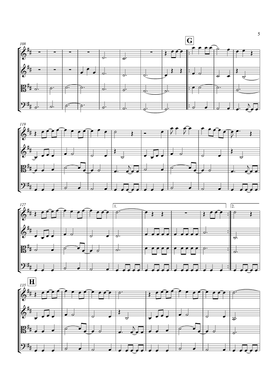Iris String Quartet scores gallery preview page 6