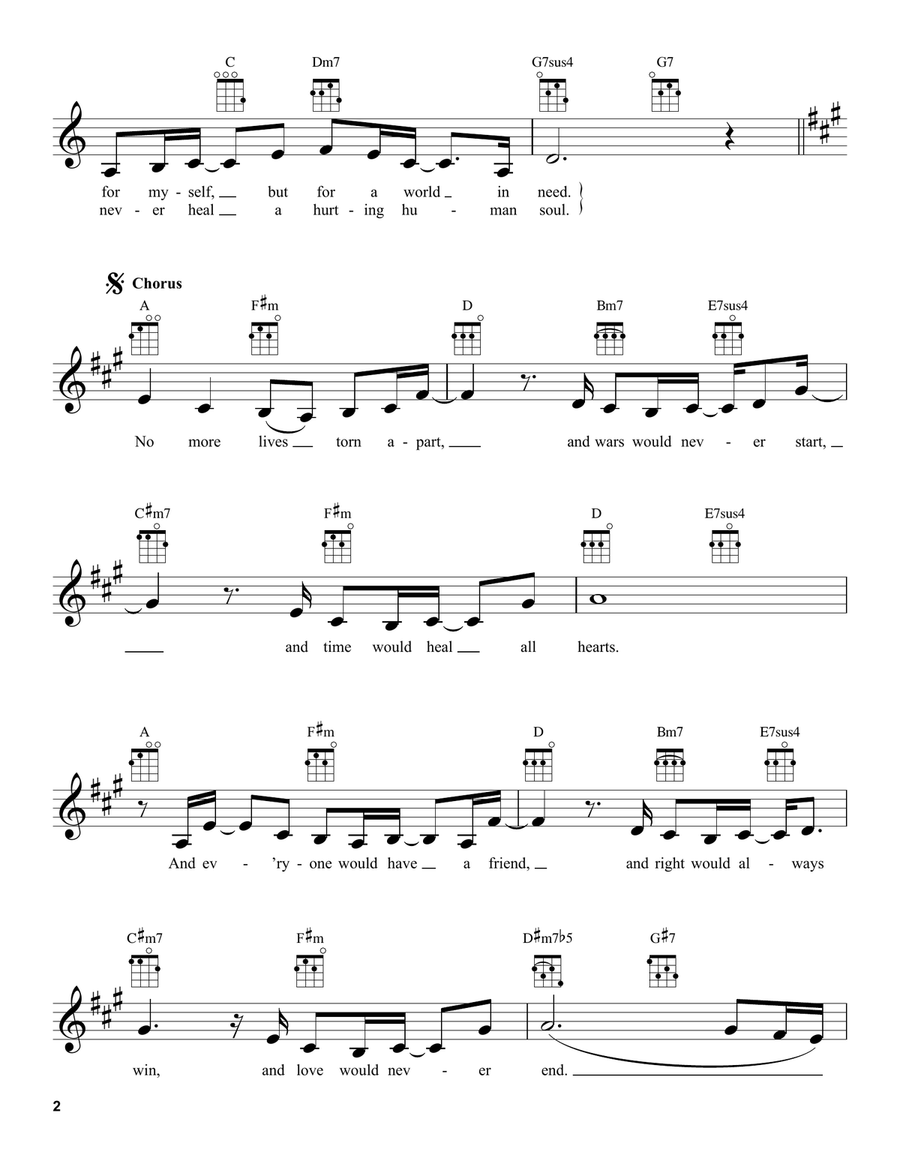 Grown-Up Christmas List Grown-Up Christmas List Ukulele scores gallery preview page 2