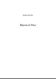 Riposa in pace for fanfare by Jannes Jacobs