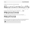 Bass Clef Exit Ticket