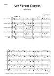 Ave Verum Corpus - W.A. Mozart - Clarinet Quintet
