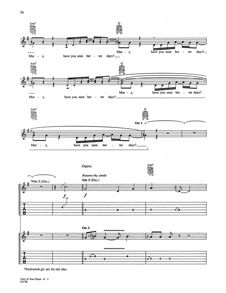 Only In Your Heart Only In Your Heart Acoustic Guitar scores gallery preview page 3