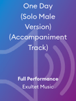 One Day (Solo Male Version) (Accompaniment Track) mini preview