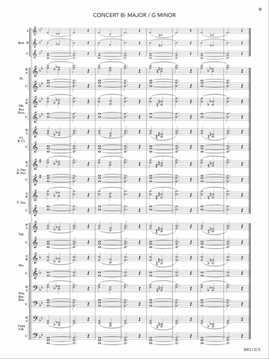Tuned In - Conductor Tuned In - Conductor Concert Band scores gallery preview page 4