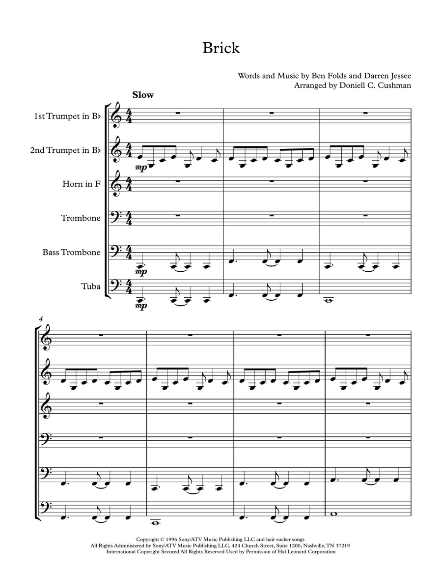 Brick Brick Brass Ensemble scores gallery preview page 2
