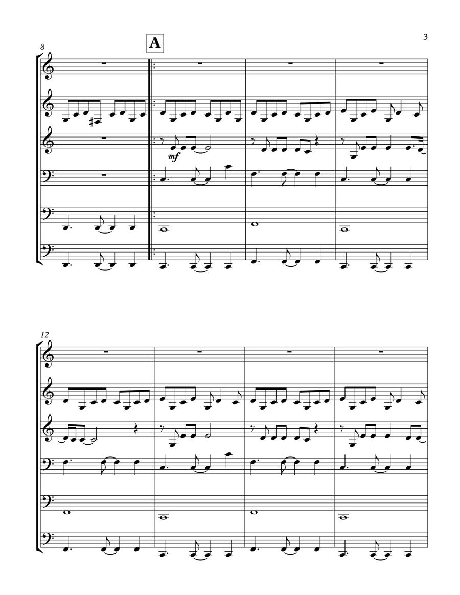 Brick Brick Brass Ensemble scores gallery preview page 3