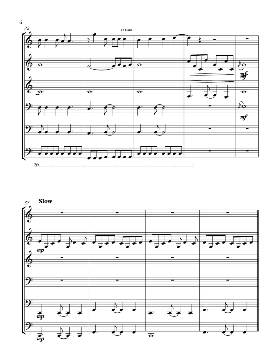Brick Brick Brass Ensemble scores gallery preview page 6