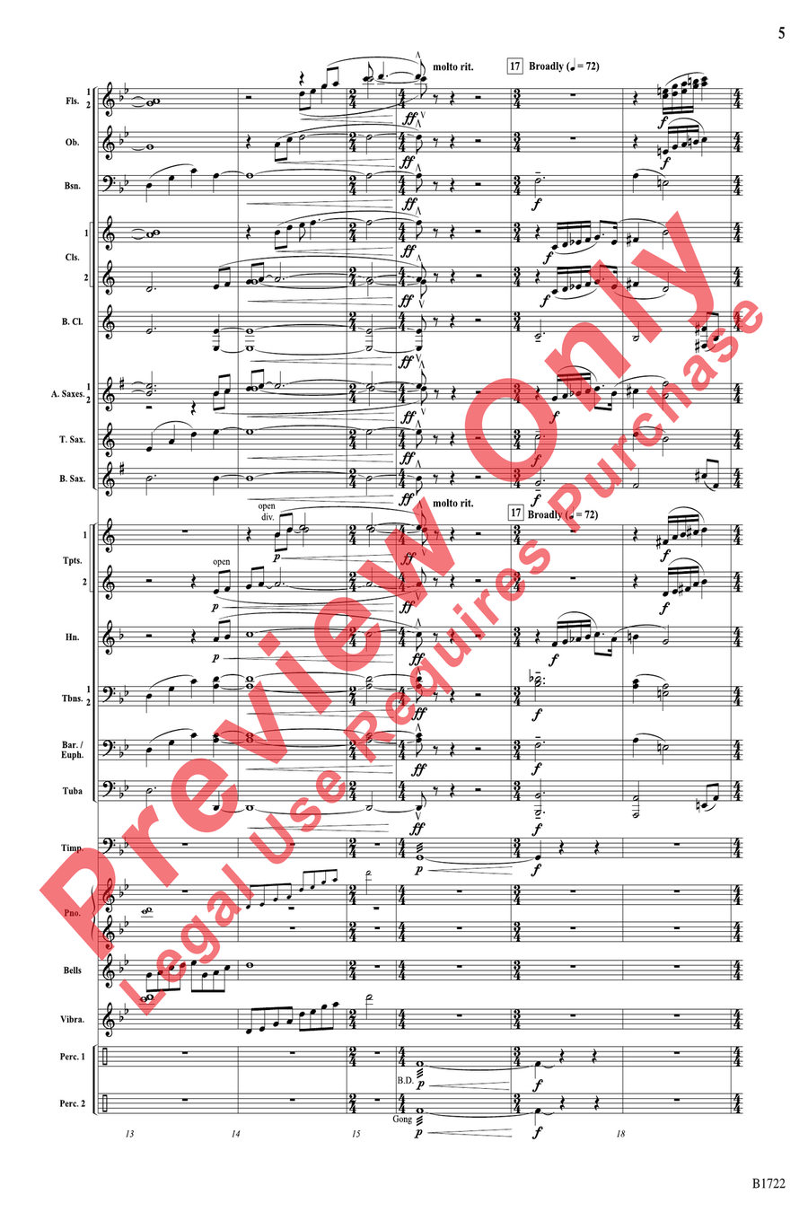 Tundra Tundra Concert Band scores gallery preview page 5