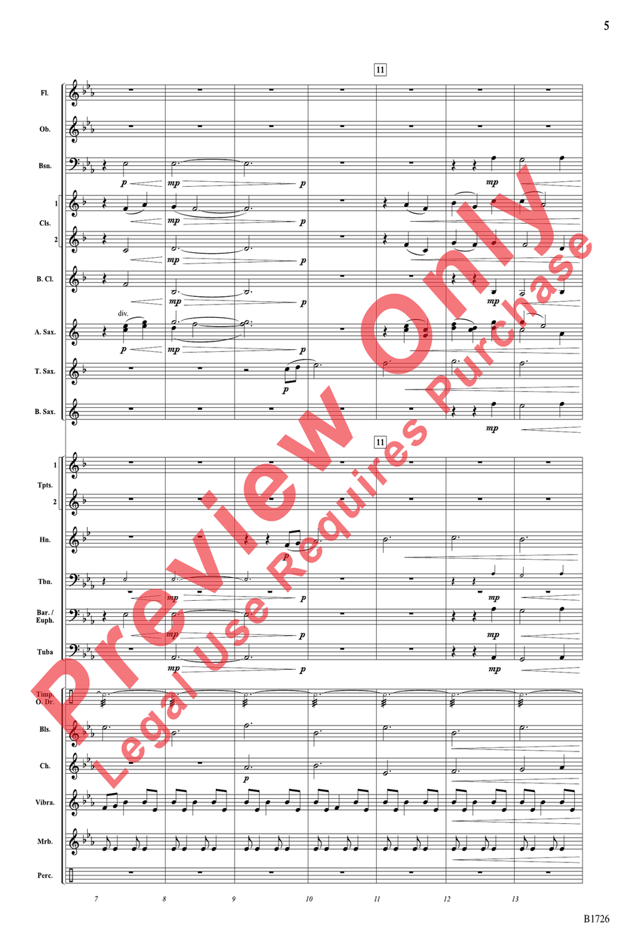 On the Kerry Shore On the Kerry Shore Concert Band scores gallery preview page 5