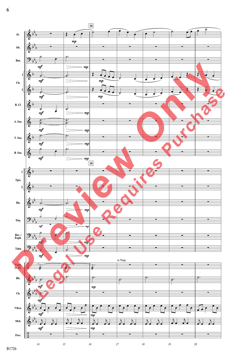 On the Kerry Shore On the Kerry Shore Concert Band scores gallery preview page 6