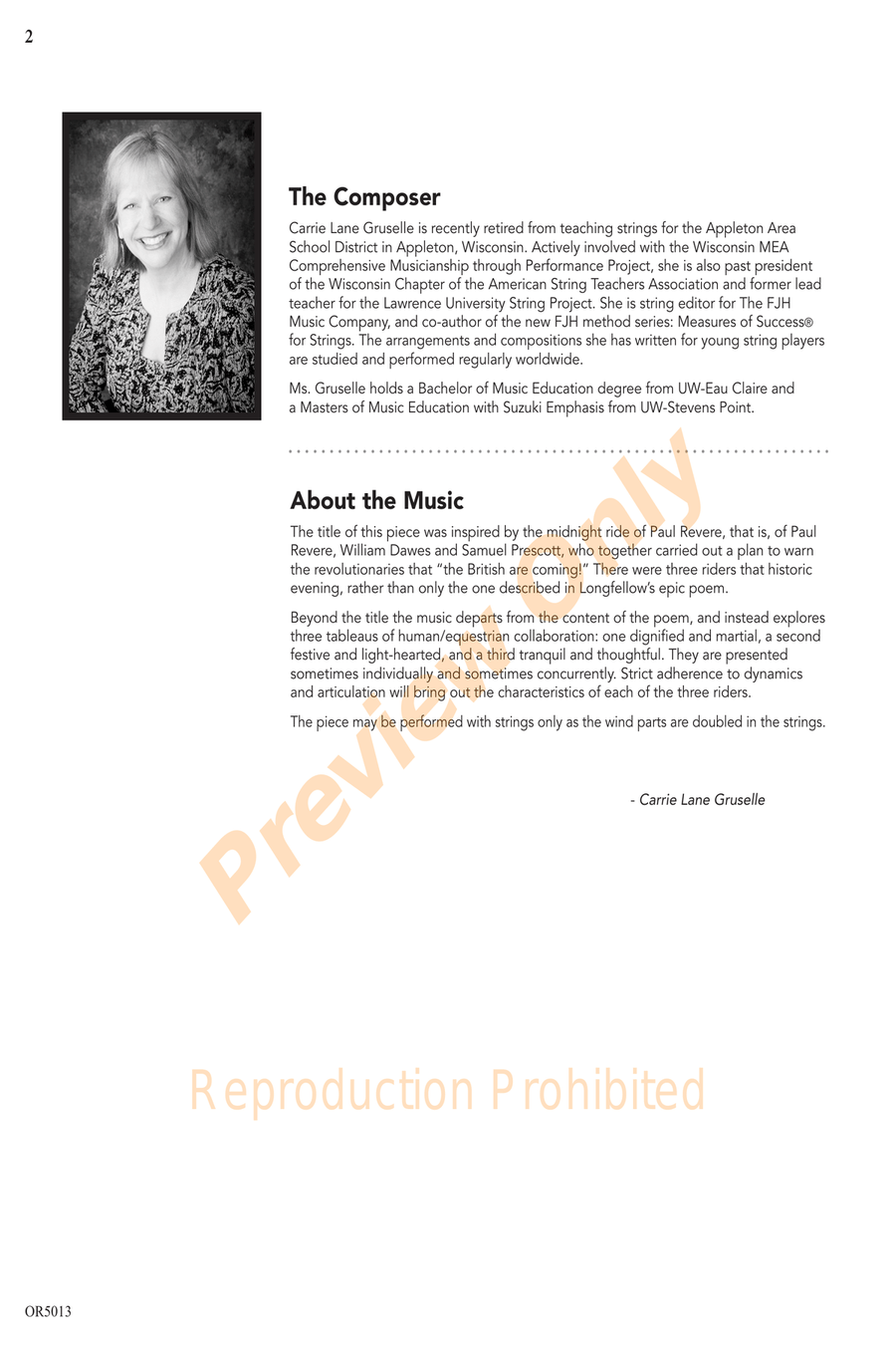 Three Riders Overture Three Riders Overture Full Orchestra scores gallery preview page 2