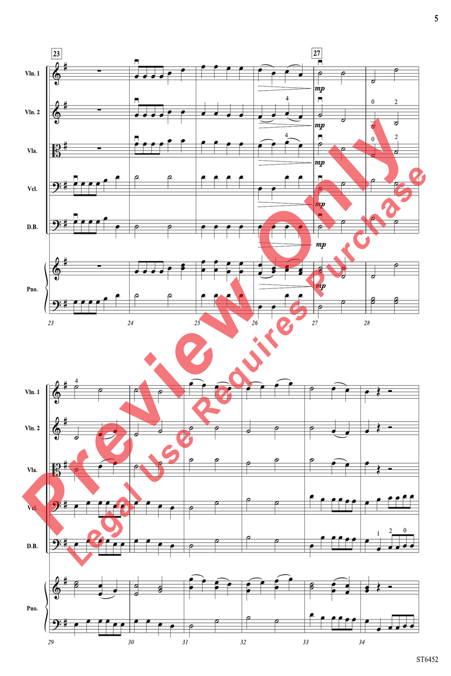 Chatter with the Angels Chatter with the Angels String Orchestra scores gallery preview page 5