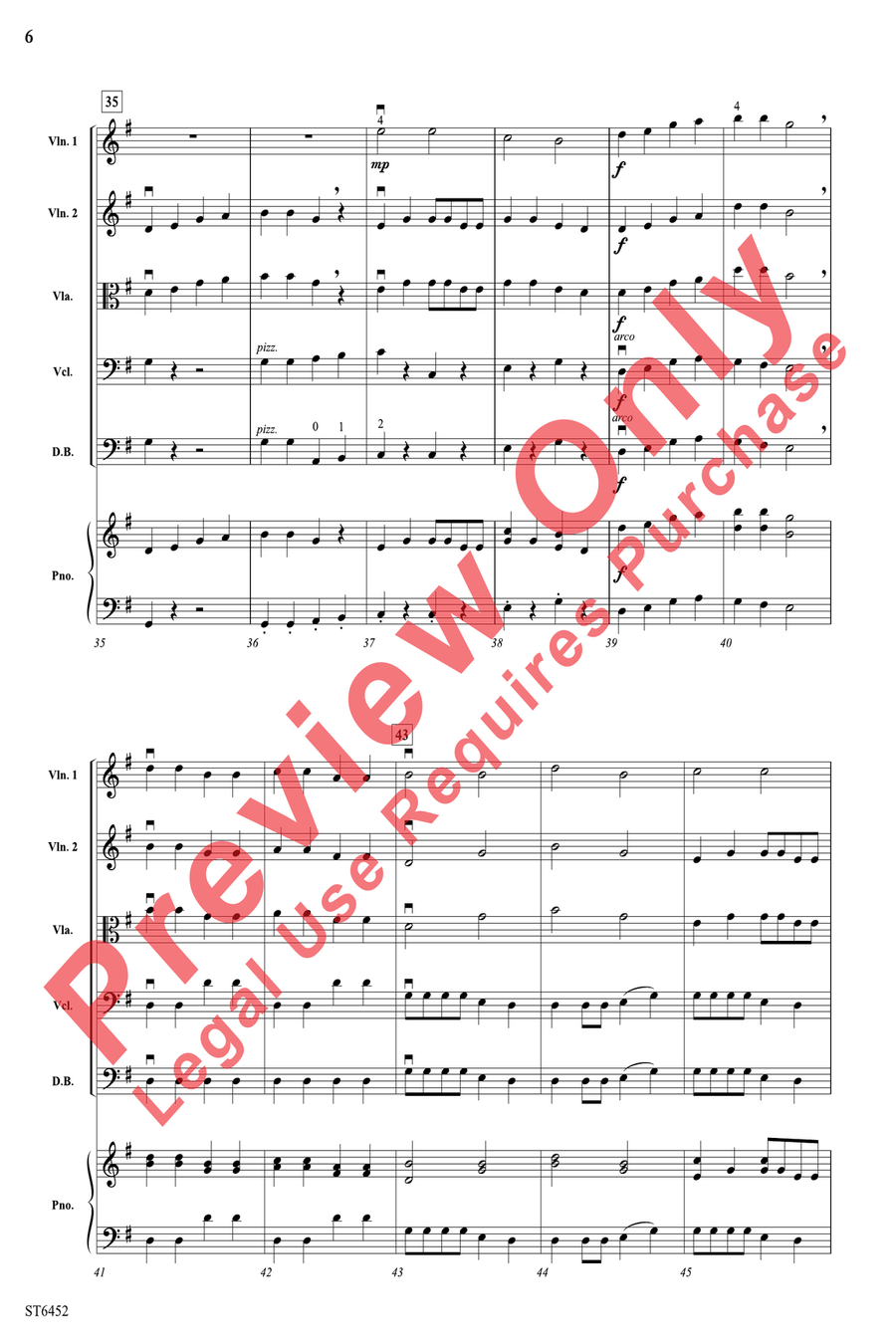 Chatter with the Angels Chatter with the Angels String Orchestra scores gallery preview page 6
