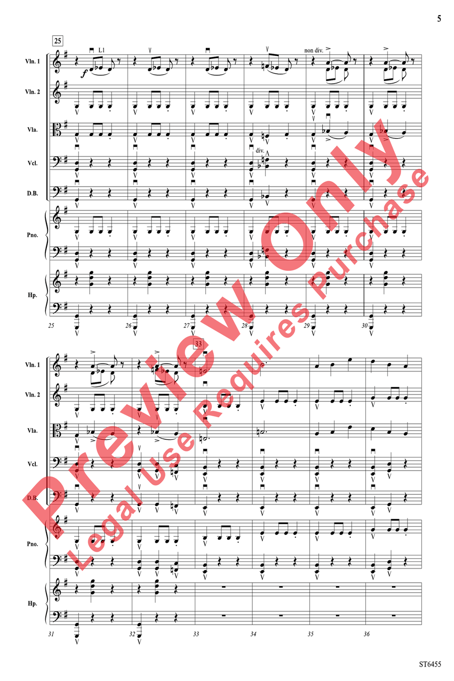 Rise of the Olympians Rise of the Olympians String Orchestra scores gallery preview page 5