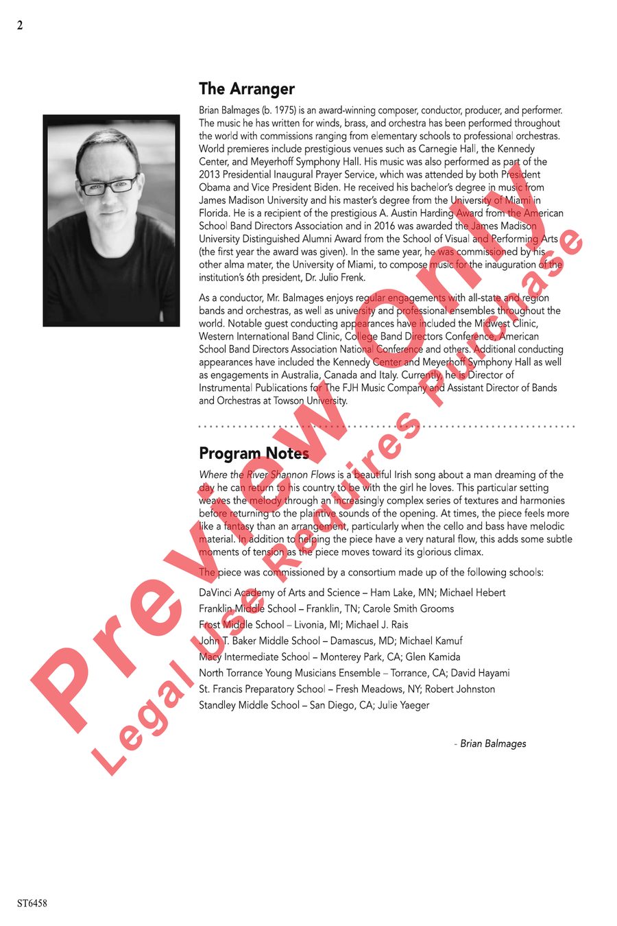 Where the River Shannon Flows String Orchestra scores gallery preview page 2