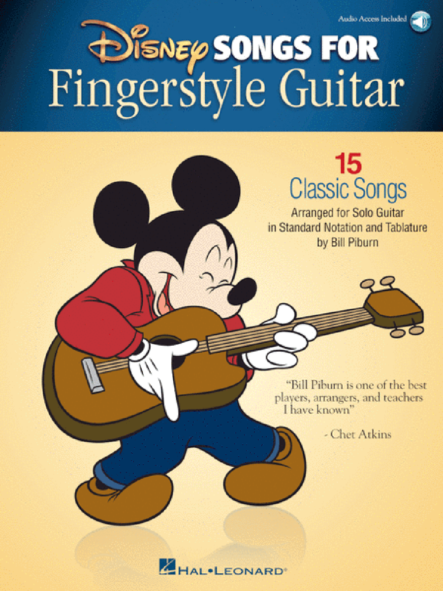 Disney Songs for Fingerstyle Guitar Fingerpicking Guitar scores gallery preview page 1