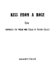 Kiss From A Rose