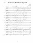 Menuet Sur Le Nom D'Haydn