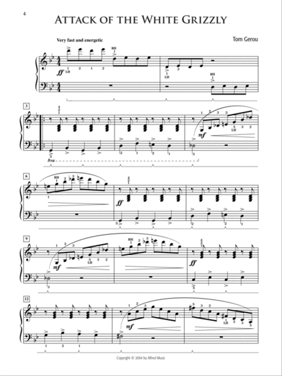 The Best of Tom Gerou Books 1-3 (Value Pack) Easy Piano scores gallery preview page 10