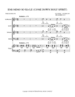 HOLY SPIRIT COME DOWN /EMI MIMO SOKALE