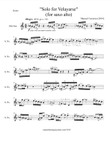 Solo for Velayarse, Op.3 (alto sax solo)