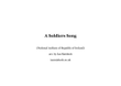 A Soldier's Song - National Anthem Republic of Ireland