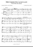 Dido's Lament [Medium High Voice; Key: Gm]