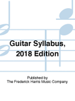 Guitar Syllabus, 2018 Edition