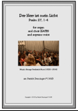 Der Herr ist mein Licht choir (SATB) and solo voice in