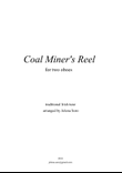 Coal Miner's Reel for 2 oboes (or 2 instruments)