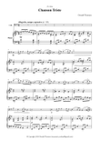 Chanson Triste for Cello and Piano