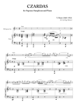 Czardas for Soprano Saxophone and Piano