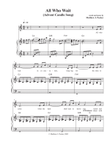 All Who Wait (Advent Candle Song)
