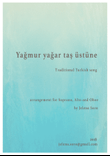 Traditional Turkish song for 2 voices and oboe