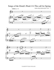 Songs of the Druid's Ward, No 4, A Call for Spring, Op. 5, No. 4
