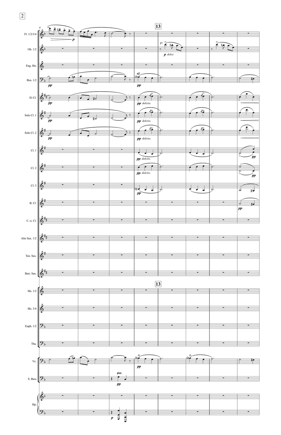 Intermezzo Sinfonico from 'Cavalleria Rusticana' (small score) Concert Band scores gallery preview page 3