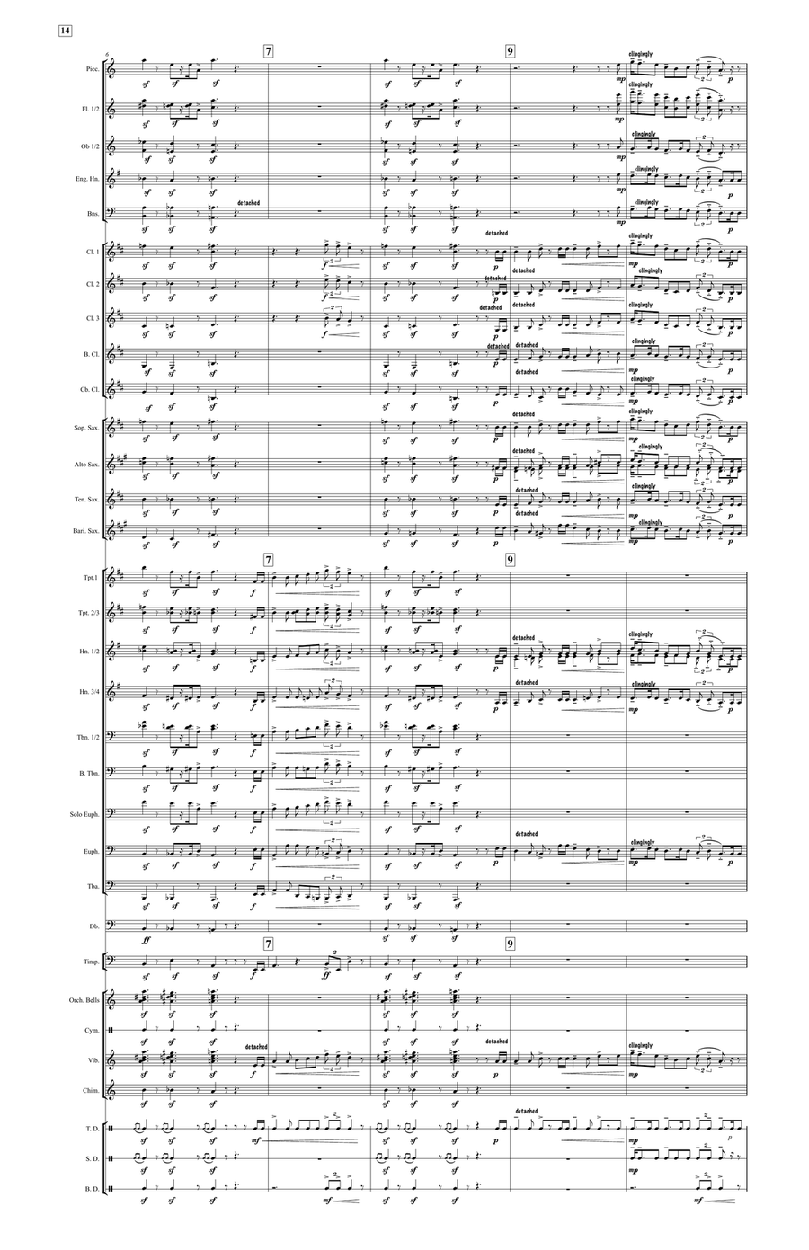 The Jungle Book Suite (small score) Concert Band scores gallery preview page 8