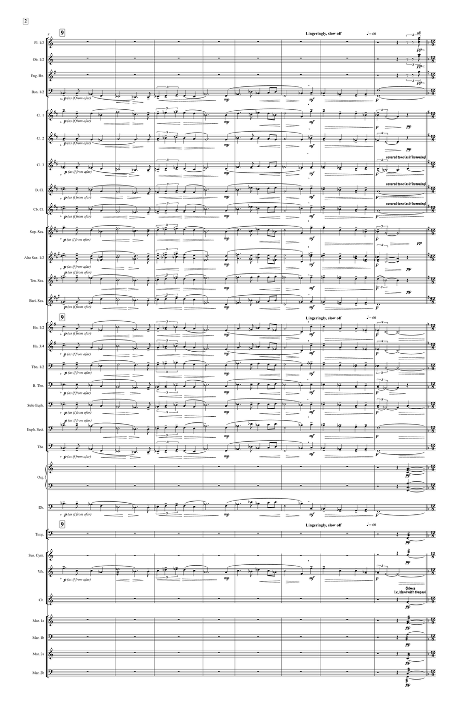 Beaches of Lukannon (large score) Concert Band scores gallery preview page 3