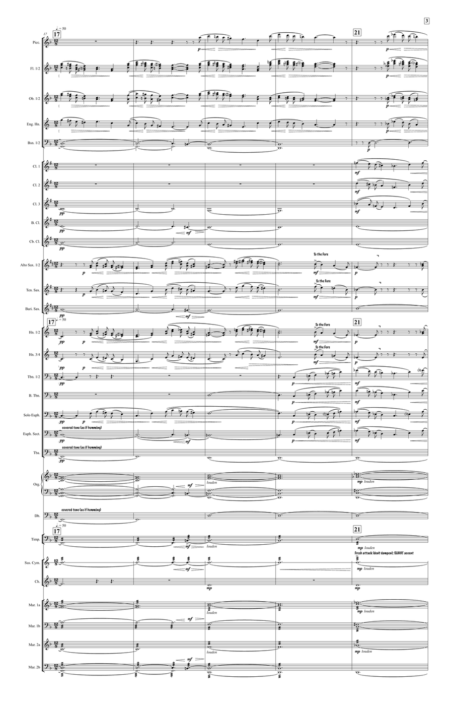 Beaches of Lukannon (large score) Concert Band scores gallery preview page 4